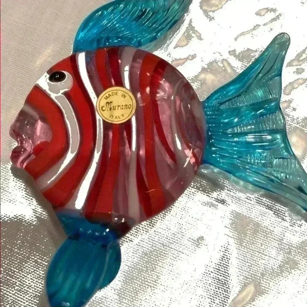 STUNNING vintage  Murano glass fish